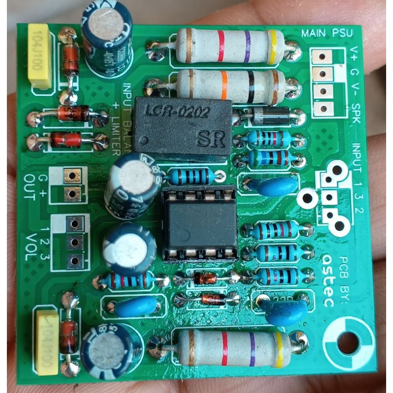 kit limiter + input balance PCB double layer