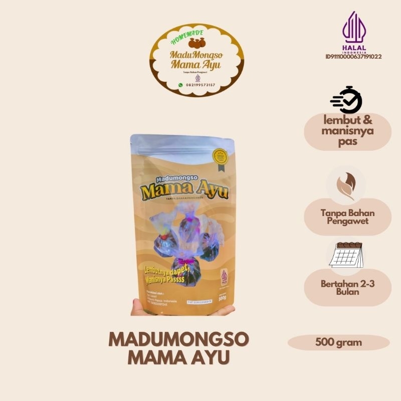 

Madumongso Mama Ayu Kemasan 500gr