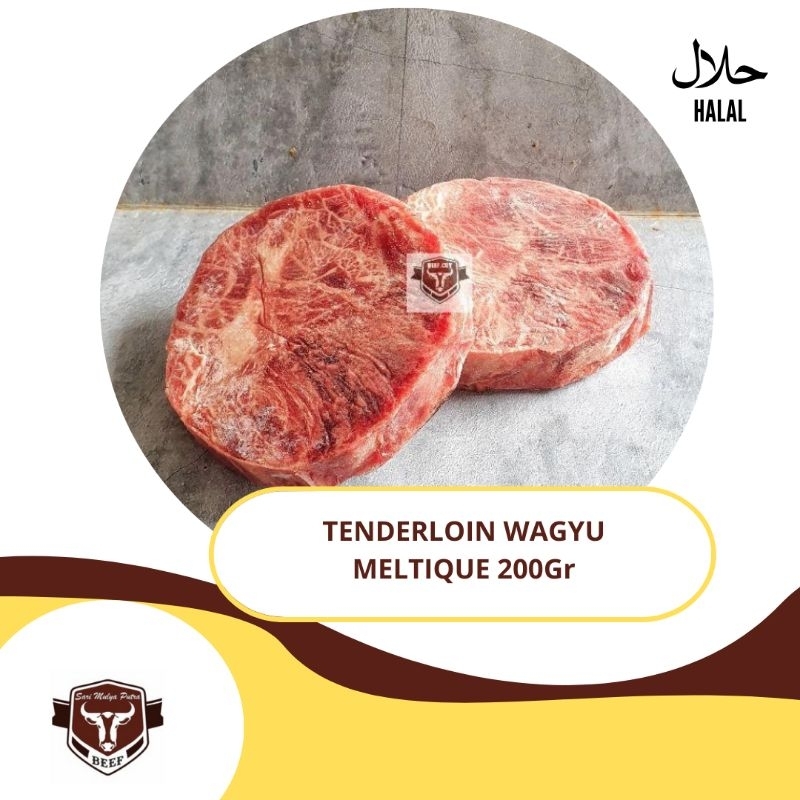 

Daging wagyu tenderloin wagyu meltiq 200gr