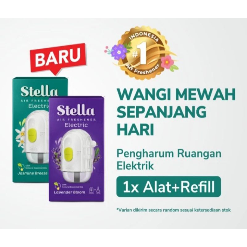 stella elektrik alat + refill pengharum ruangan