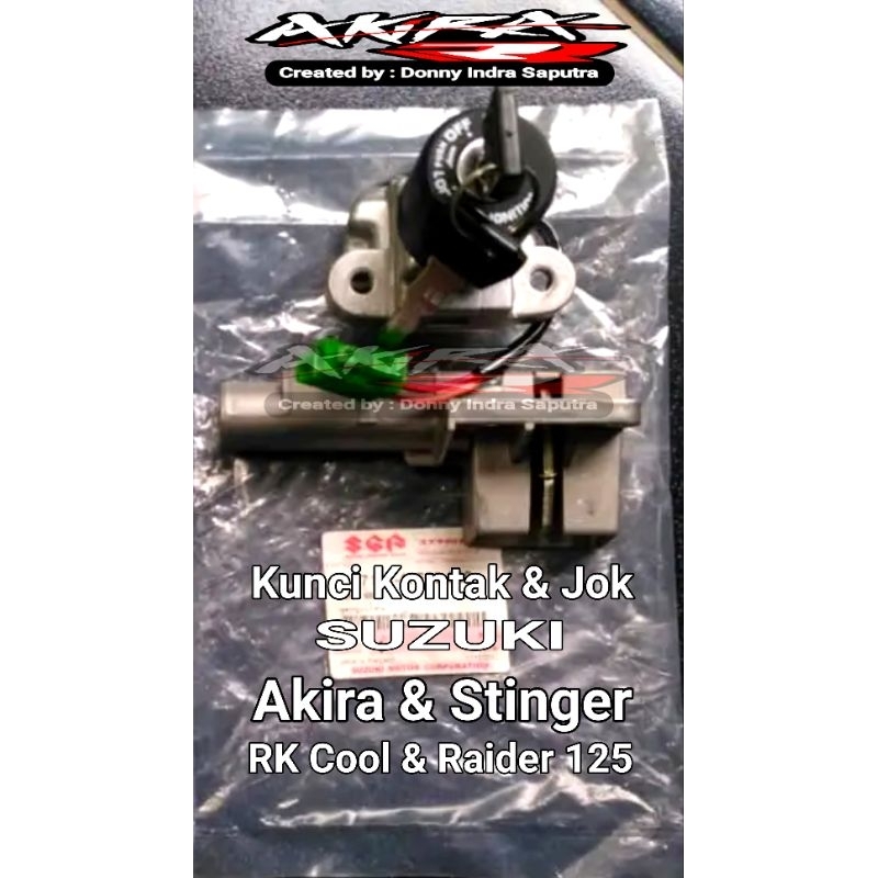 Kunci Kontak Dan Jok Suzuki RK Cool Raider 125 Fullset Original SGP