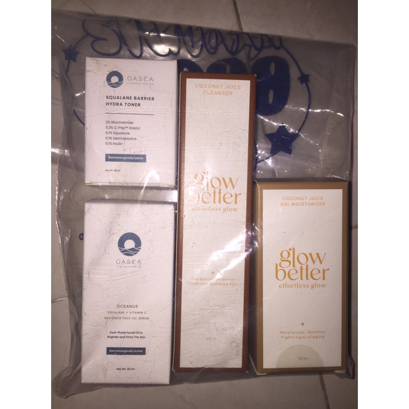 [BOOKED] Paket skin care oasea Dinda