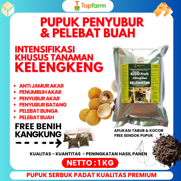 Pupuk Kelengkeng Terbaik / Pupuk Buah Khusus Kelengkeng / Pupuk Buah Khusus Kelengkeng / Pupuk Kelen