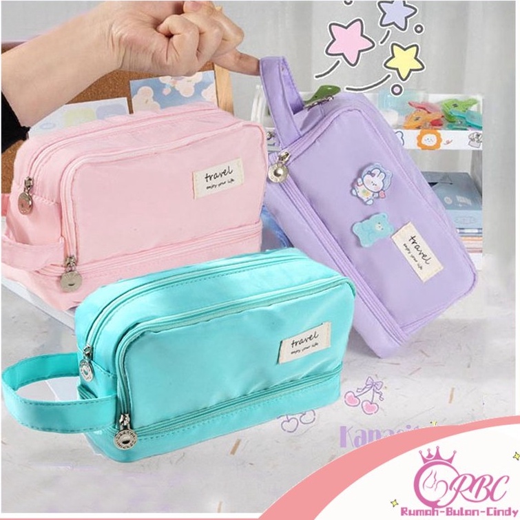 

KODE I8O8 Pengiriman LokalTas Pensil Portabel Berkapasitas BesarTas Pensil MultifungsiTas Pensil Ritsleting Lapis GandaPerlengkapan Kantor Untuk Remaja Dan Siswa Sekolah Dasar