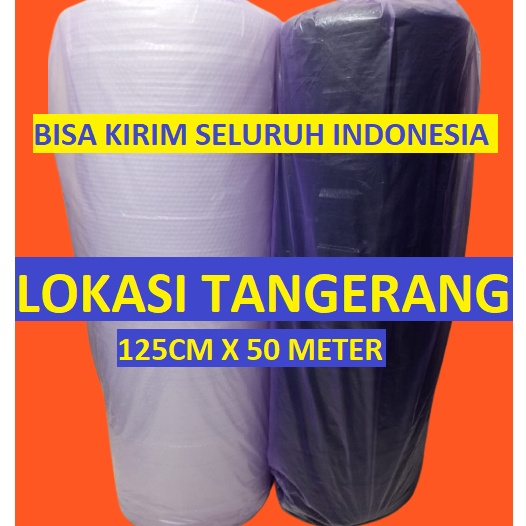 

Produk Terbatas Bubble Wrap Roll Hitam Bening 125 Cm x 5 Meter