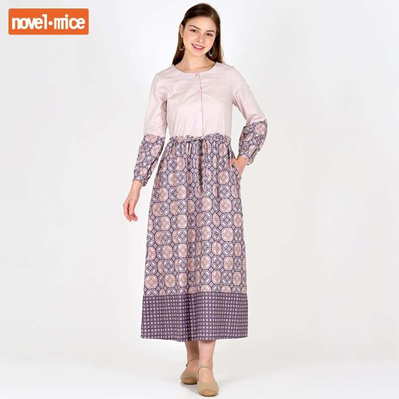 MATAHARI - NOVEL MICE DRESS GAMIS WITH TAG