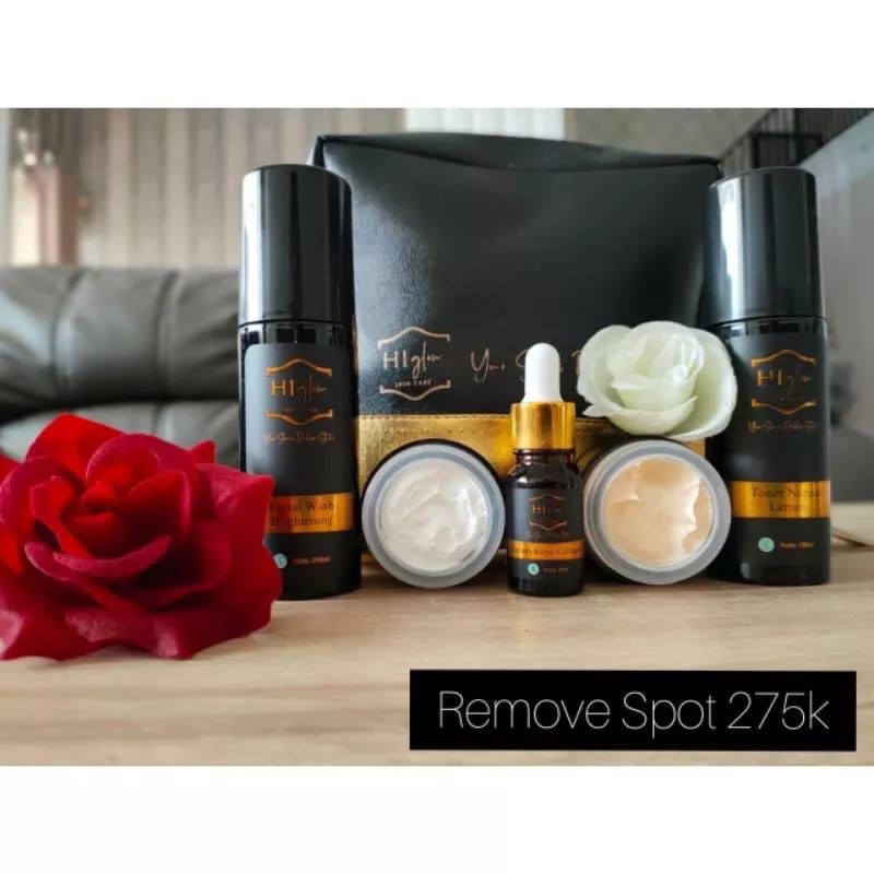 (gratis ongkir) PAKET REMOVE SPOT (flek parah) HI GLOW SKINCARE