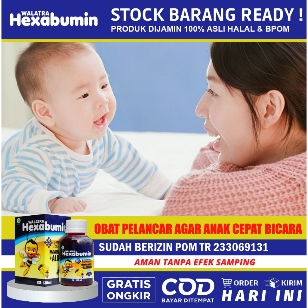 Obat Lancar Bicara Obat Lancar Berbicara Anak | Hexabumin Untuk Anak Telambat Bicara Vitamin Agar An