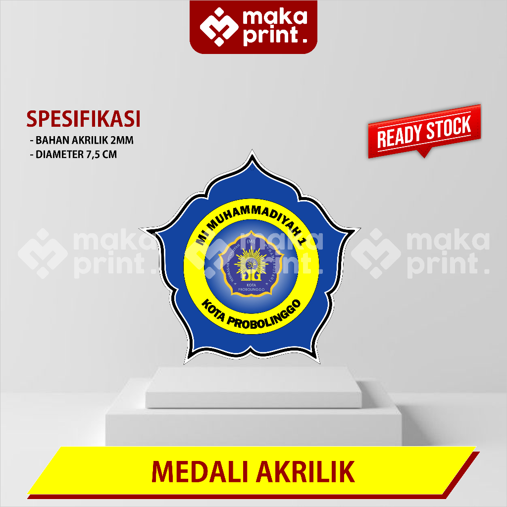 Bahan Medali Akrilik 2MM - Medali Akrilik  - Bahan Medali  - Medali Wisuda