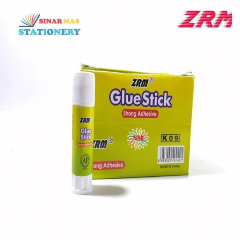 

Glue Stick ZRM 9 gr / Lem Kertas Stick Putar Kecil K-09