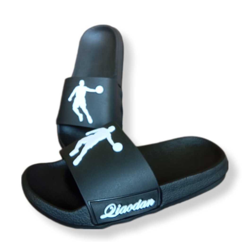 Sandal selop anak cowo/sandal selop anak laki laki/sandal selop polos/sandal selop hitam