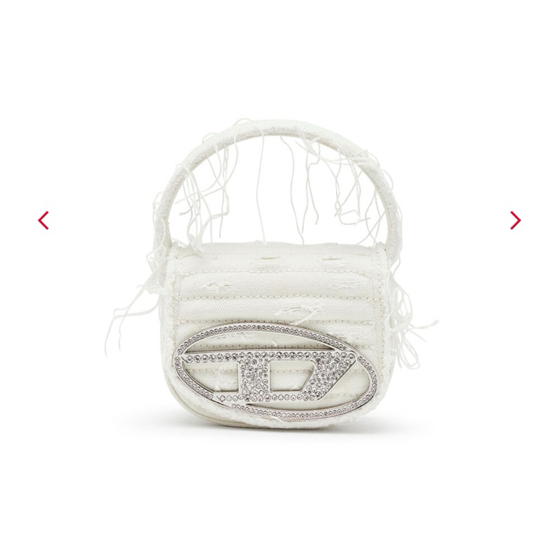 (PO KOREA) DIESEL - ICONIC MINI BAG IN CANVAS AND LEATHER - ORIGINAL KOREA