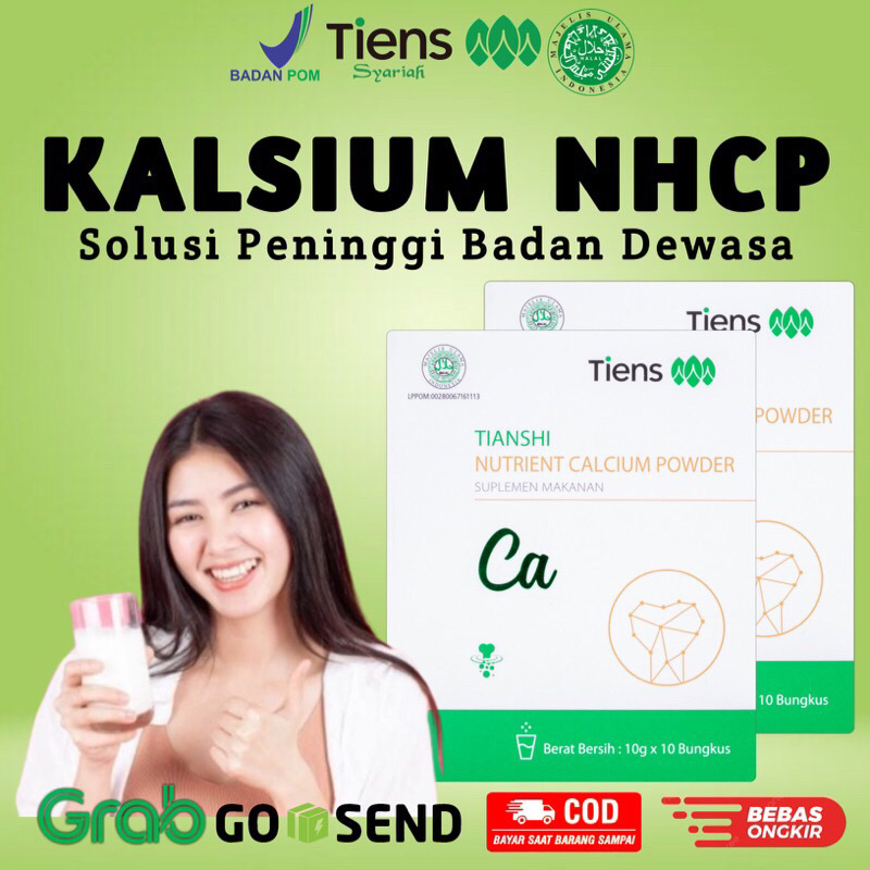 

Susu Peninggi Badan Tiens Nutrient High Calsium Powder NHCP Original 100%