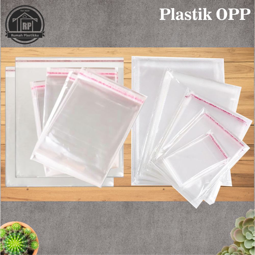 [Ukuran Besar] Plastik OPP / Plastik Opp Bening / Plastik Kaca