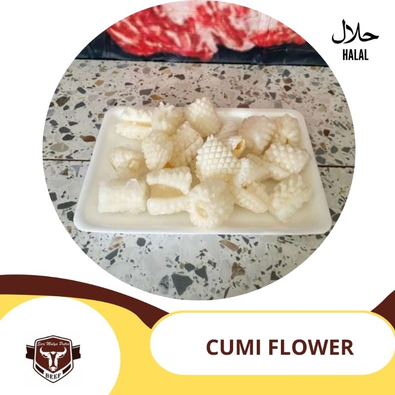 

Cumi flower, cumi import bersih 500gr