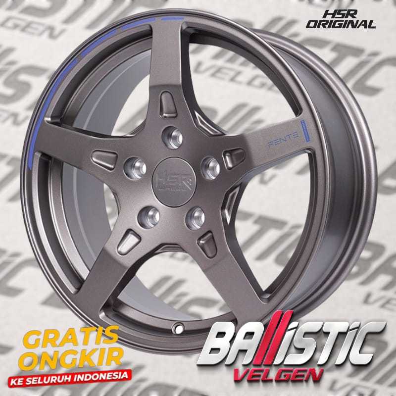 Velg Racing Mobil Grandmax, Luxio, BRV DLL Ring 16 Lubang Baut 5 Velg Original HSR Wheel Type PENTE