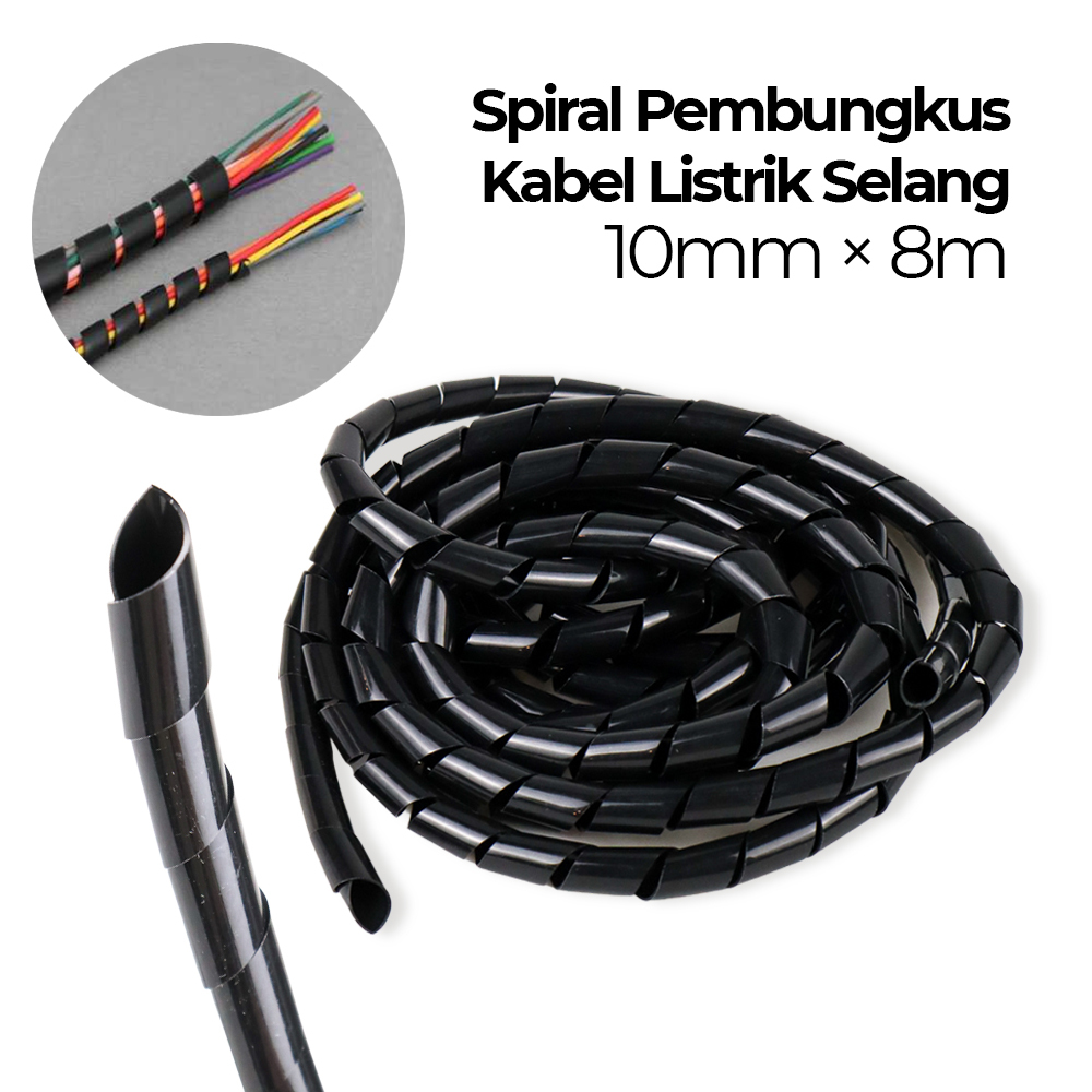 Spiral pelindung / pembungkus / pengrapi kabel listrik / Cable Organizer hegezheng