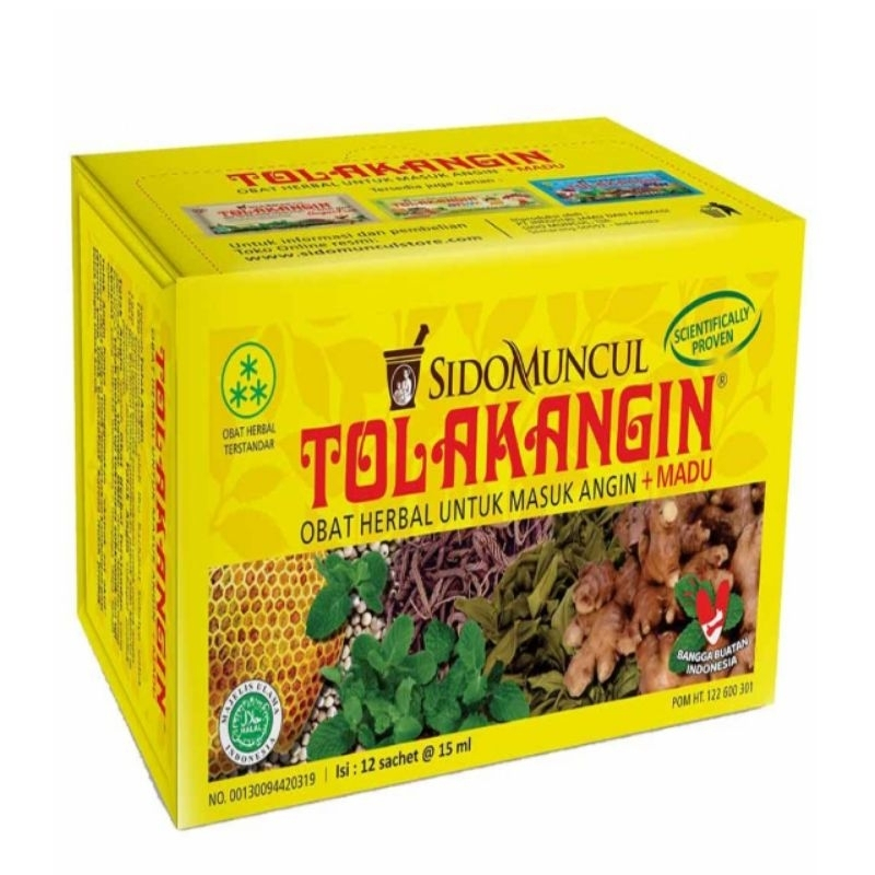 

TOLAK ANGIN CAIR SACHET ISI 12PCS 15ML#JUAL SATUAN#SIDOMUNCUL#TOLAK ANGIN
