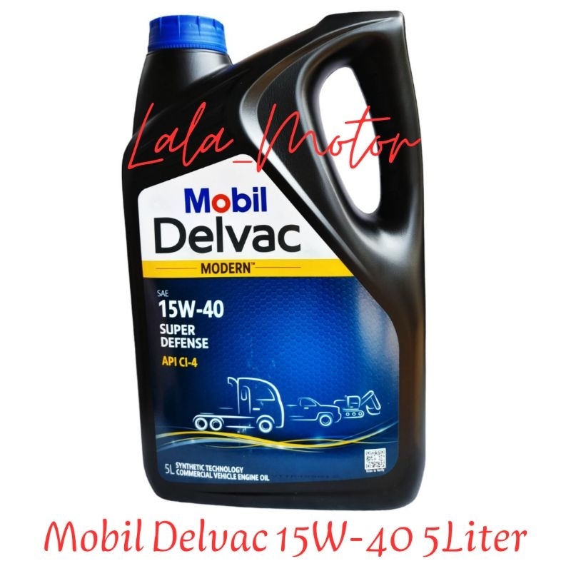 Oli Mobil Delvac Modern 15W-40 Super Defense 5Liter (Oli Mesin Mobil Diesel)
