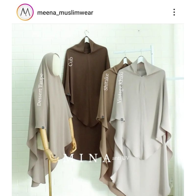 PREWASH**KHIMAR NONPAD VINTAGE KHAKI MINA