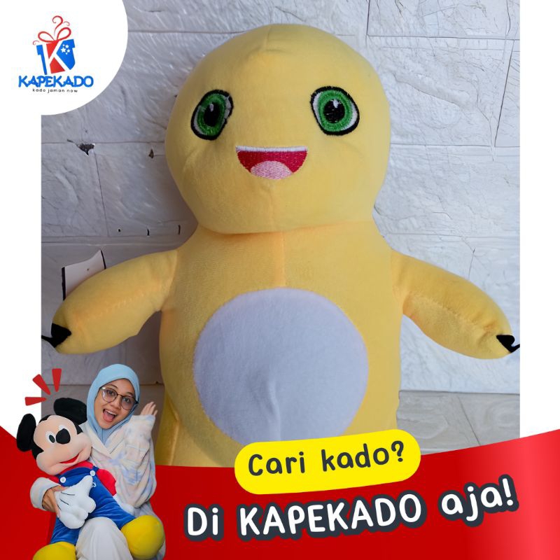 Boneka Dino Nalong/Dino Kuning/30cm