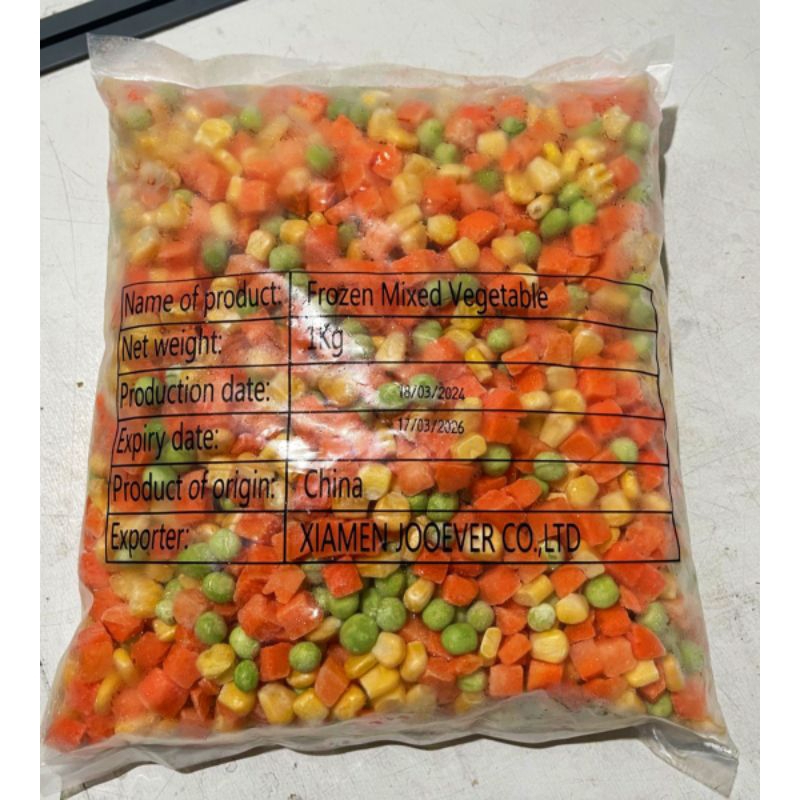 

Mixed Vegetables Impor 3 Way 1 Kg -BEST SELLER-