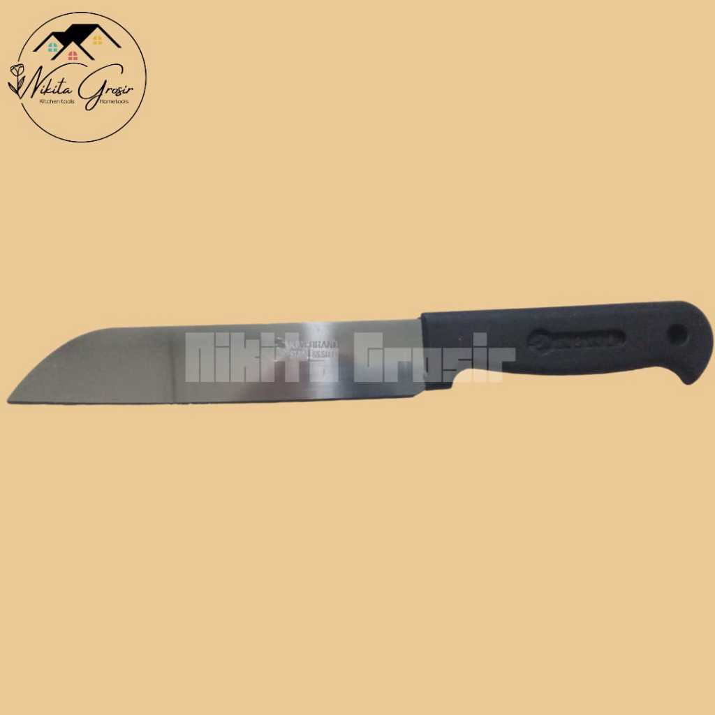 (KW7) Pisau Stainless Besar Kiwi / Pisau Dapur Stainless Serbaguna