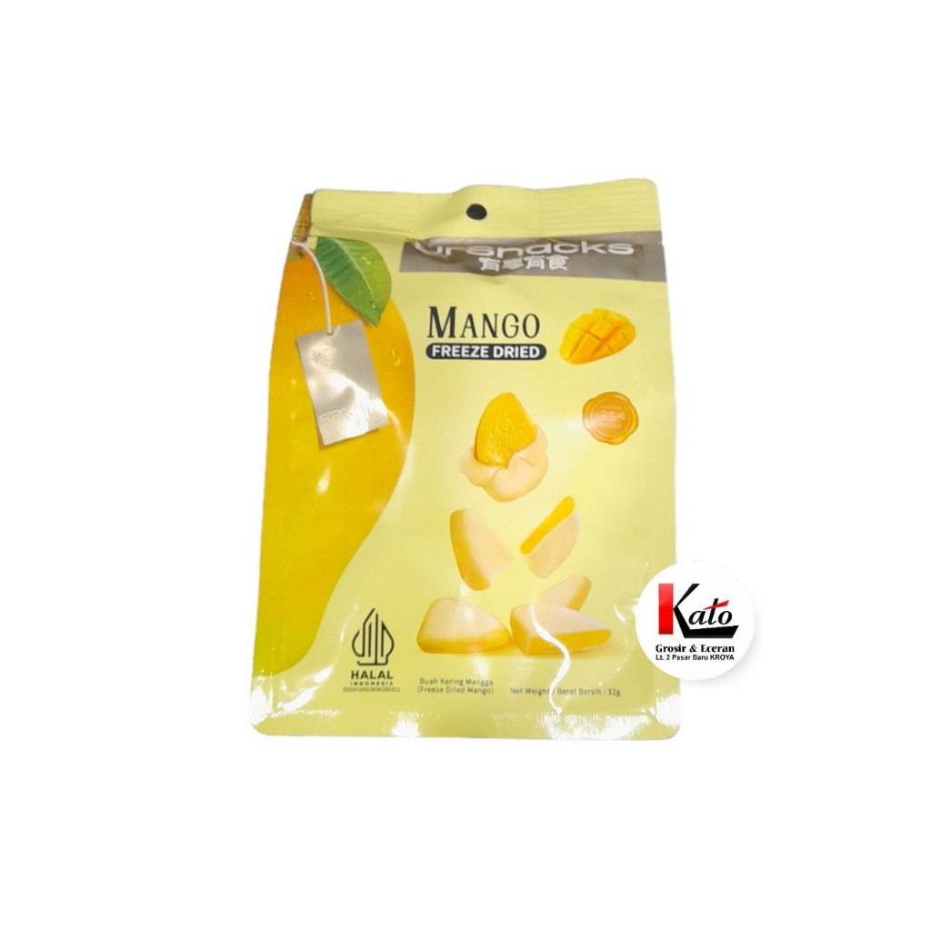 

URSNACKS Freeze Dried Mango - Snack Keripik Buah Mangga Manggo