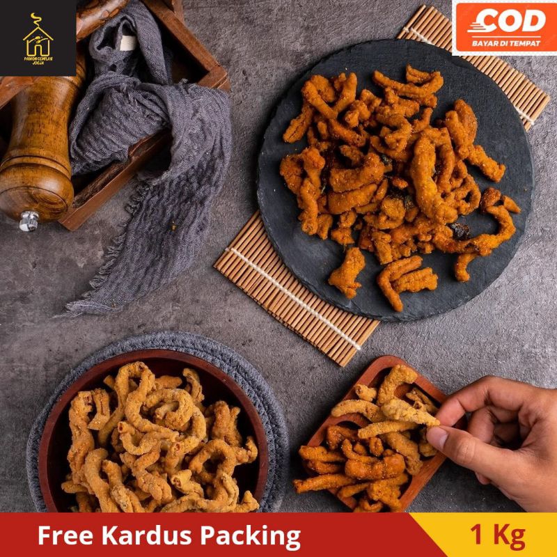 

Snack Kiloan | Makanan ringan | Murah Enak Gurih | Camilan Cemilan Keripik Usus premium | Renyah Isi 1000 gram.