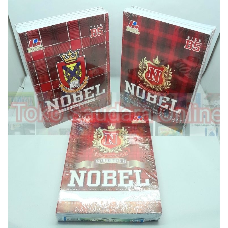 

Buku Tulis Nobel 36 Lembar Ukuran Panjang Boxy Campuss / B5 36 Lbr Buku Besar - Per Pak isi 10 Buku