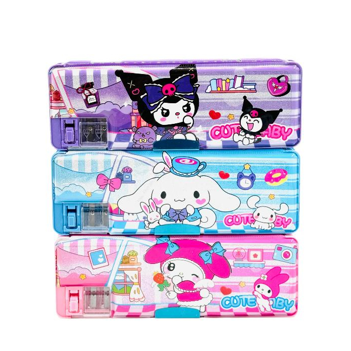 

Kotak Tempat Pensil MAGNET Anak Sanrio Kuromi My Melody Cinnamorol Bagus Lucu 2