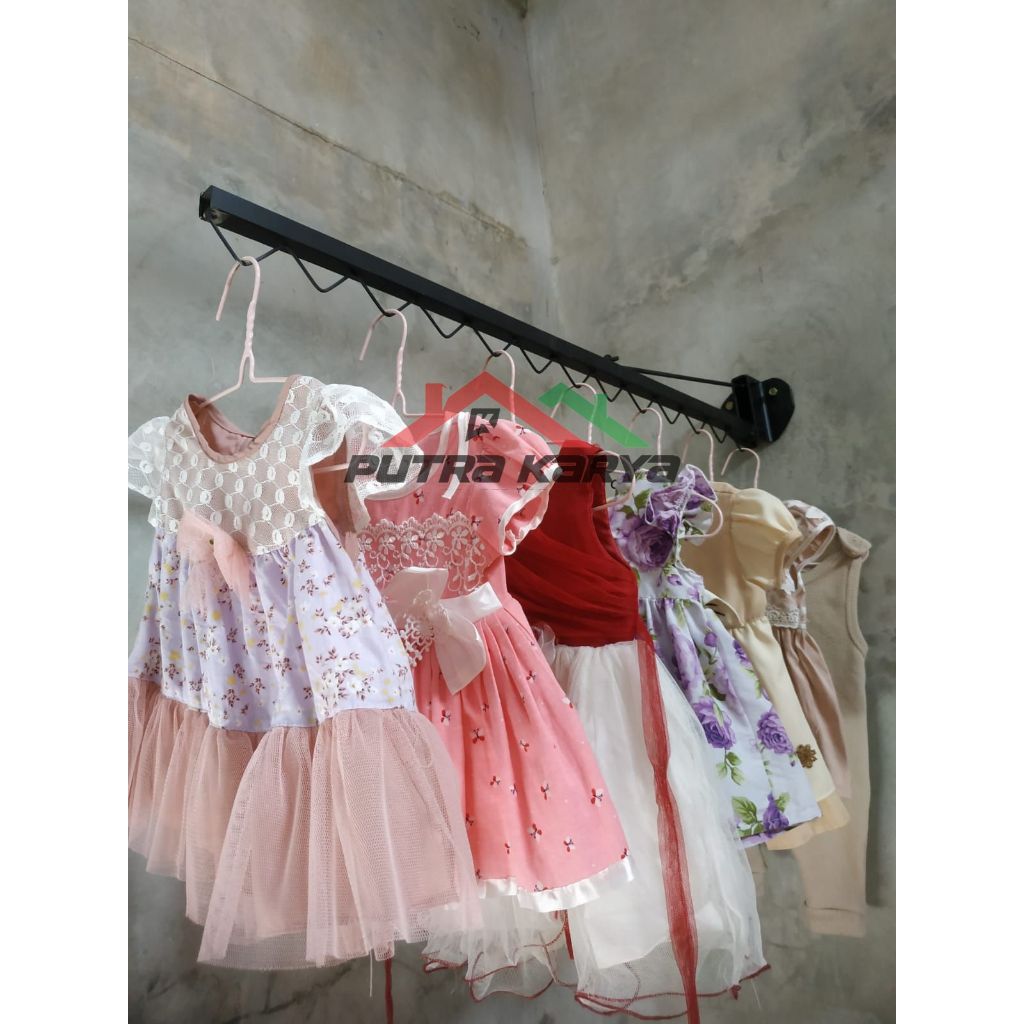 JEMURAN LIPAT DINDING / JEMURAN POLTABLE / JEMURAN LIPAT TEMPEL DINDING