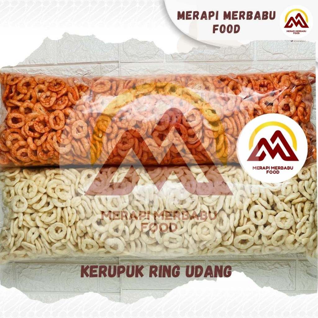 

Kerupuk Ring Udang 500 gram - Cemilan Kekinian