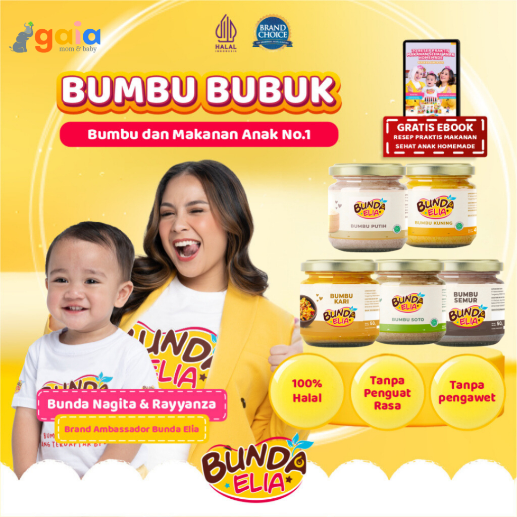

Bunda Elia BPOM Bumbu Non MSG | Bumbu Kaldu Mpasi