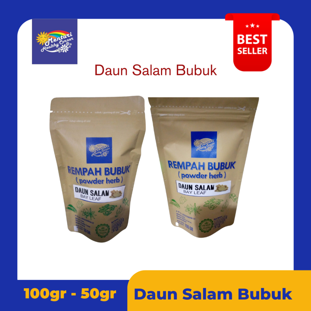 

(100gr - 50gr ) Daun Salam Bubuk / Ground Bay Leaves (100gr - 50gr)