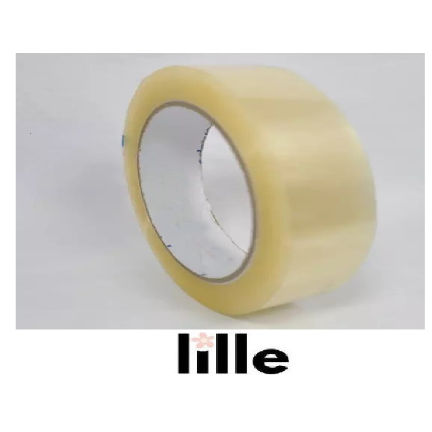 

Lakban Bening 2 Inch Pita Perekat Alat Packing Isolasi Solatip Tape 50 mm Transparan