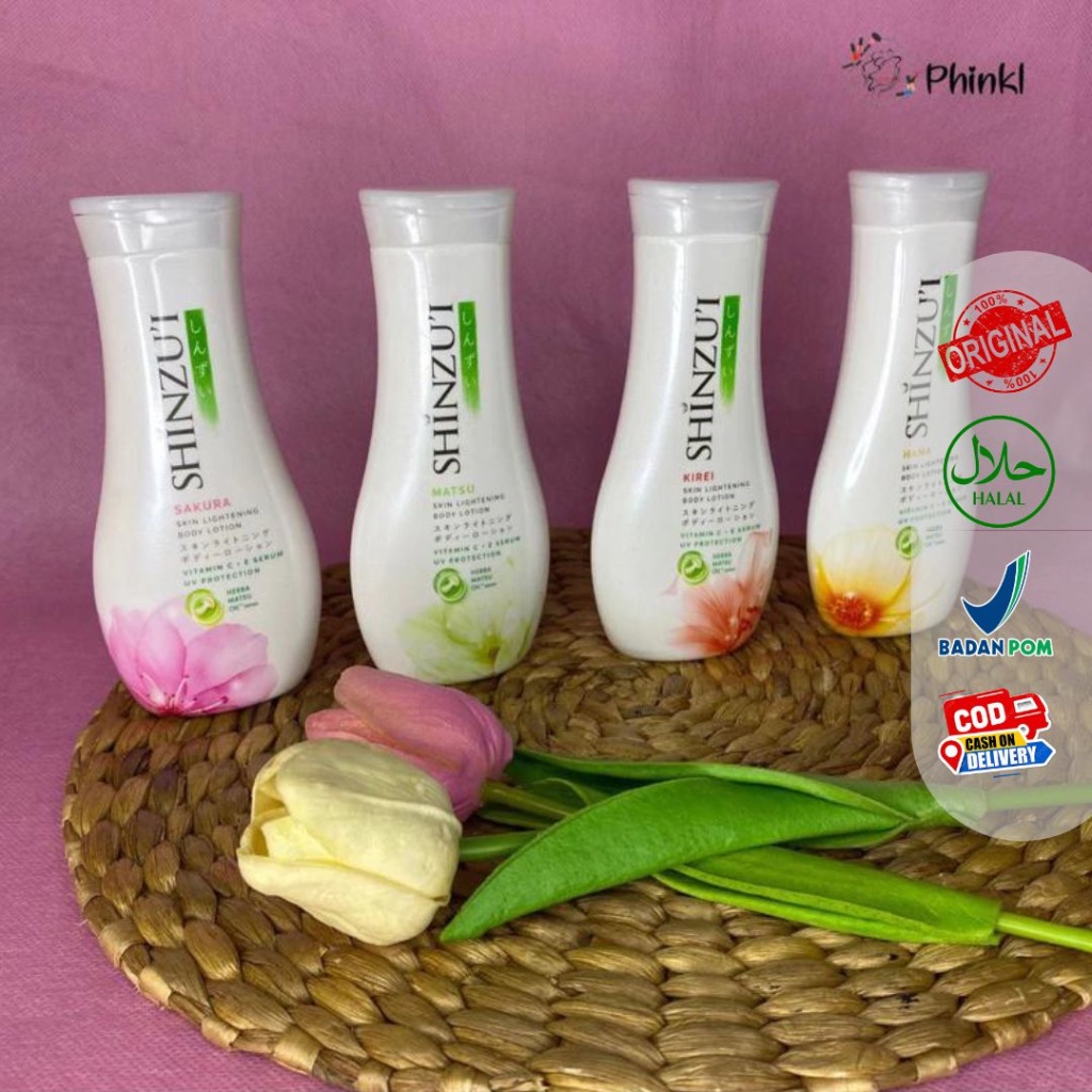 `ღ´ PHINKL `ღ´ Shinzui Lightening Body lotion hand butter 100ml pelembab memutihkan mencerahkan kuli