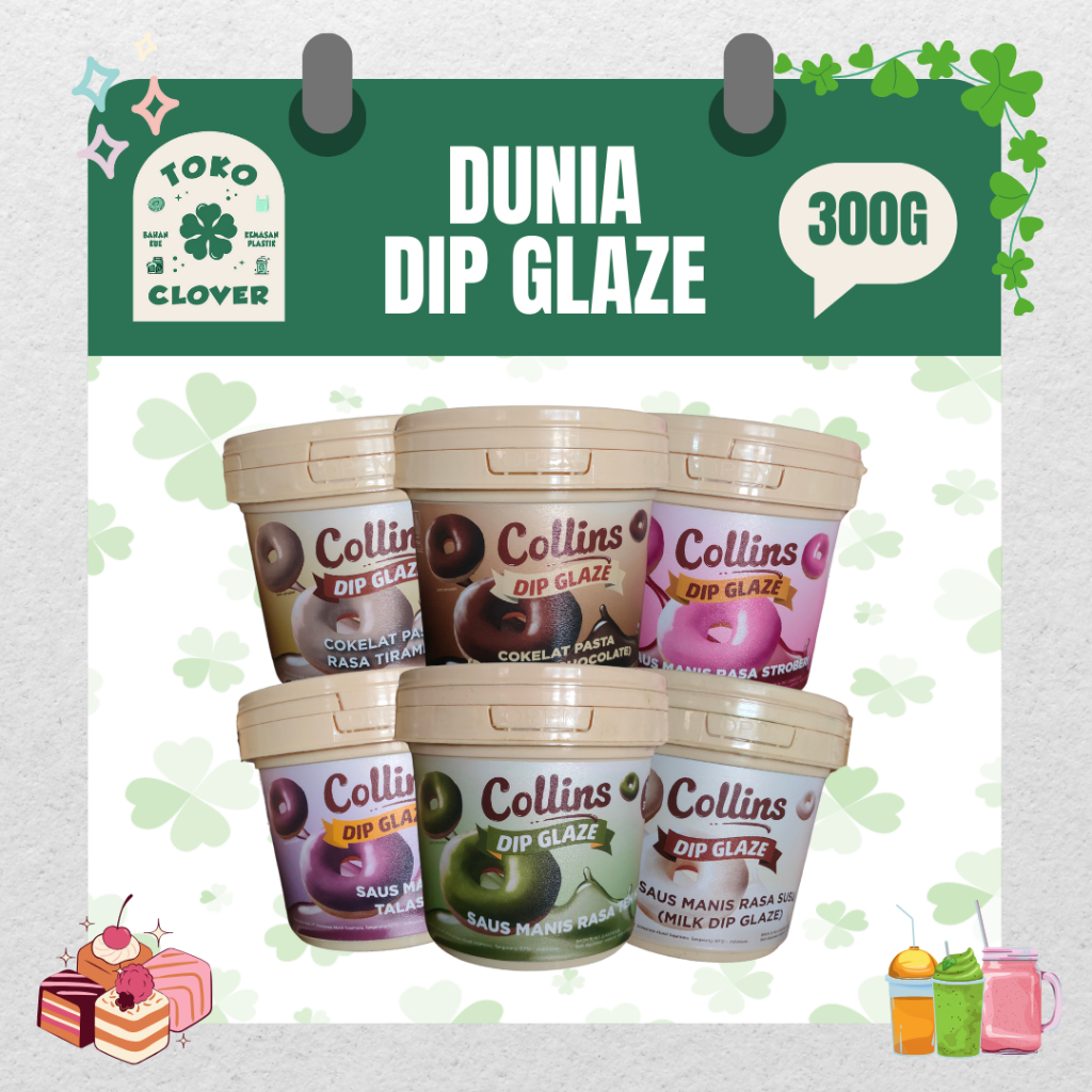 

Collins Dip Glaze Mini 300gr - All Varian