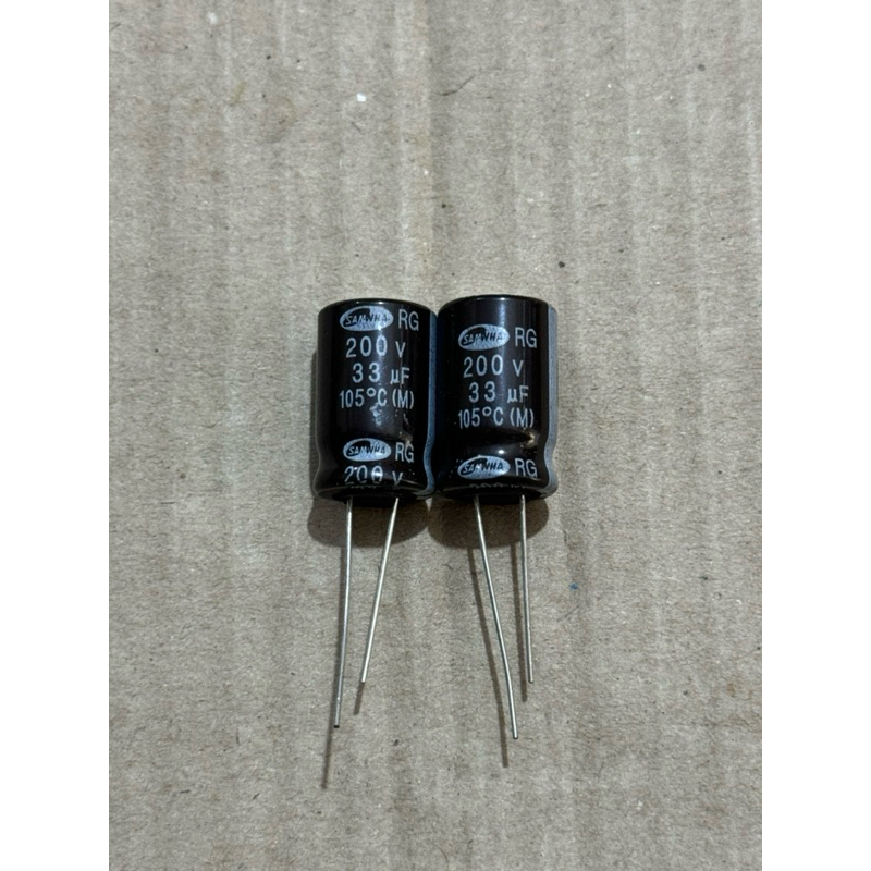 Elco 33uf 200v ORIGINAL SAMWHA