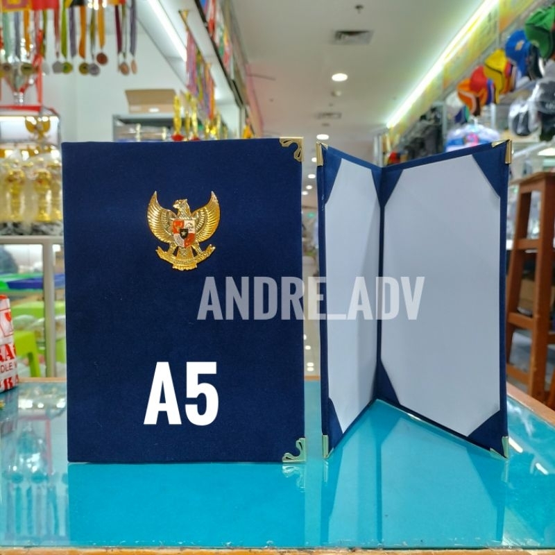 

map beludru ukuran A5 map sambutan