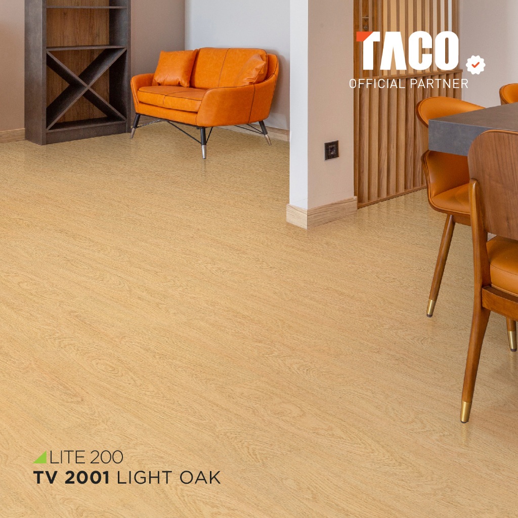vinyl taco 2mm / flooring taco harga murah