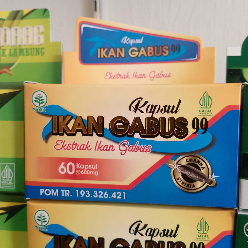 Kapsul Ikan Gabus Gabumin 60 Kapsul