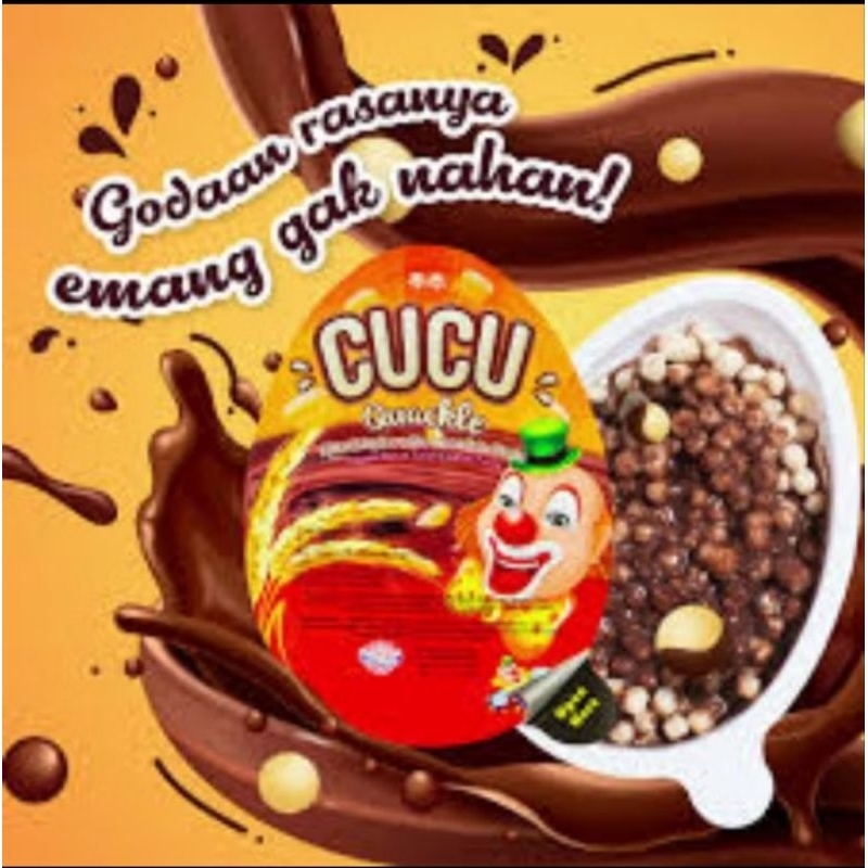 

Cucu Quackle snack beras dengan coklat