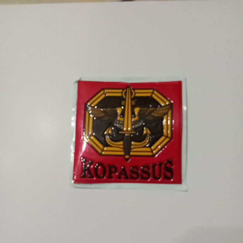 

stiker embos kopassus kotak