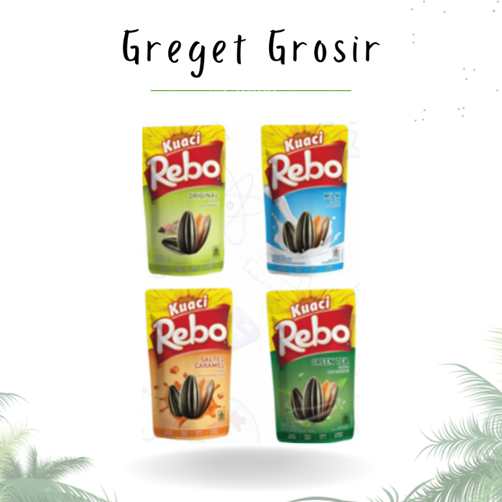 

Rebo Kuaci Kemasan Pouch 140/150gr