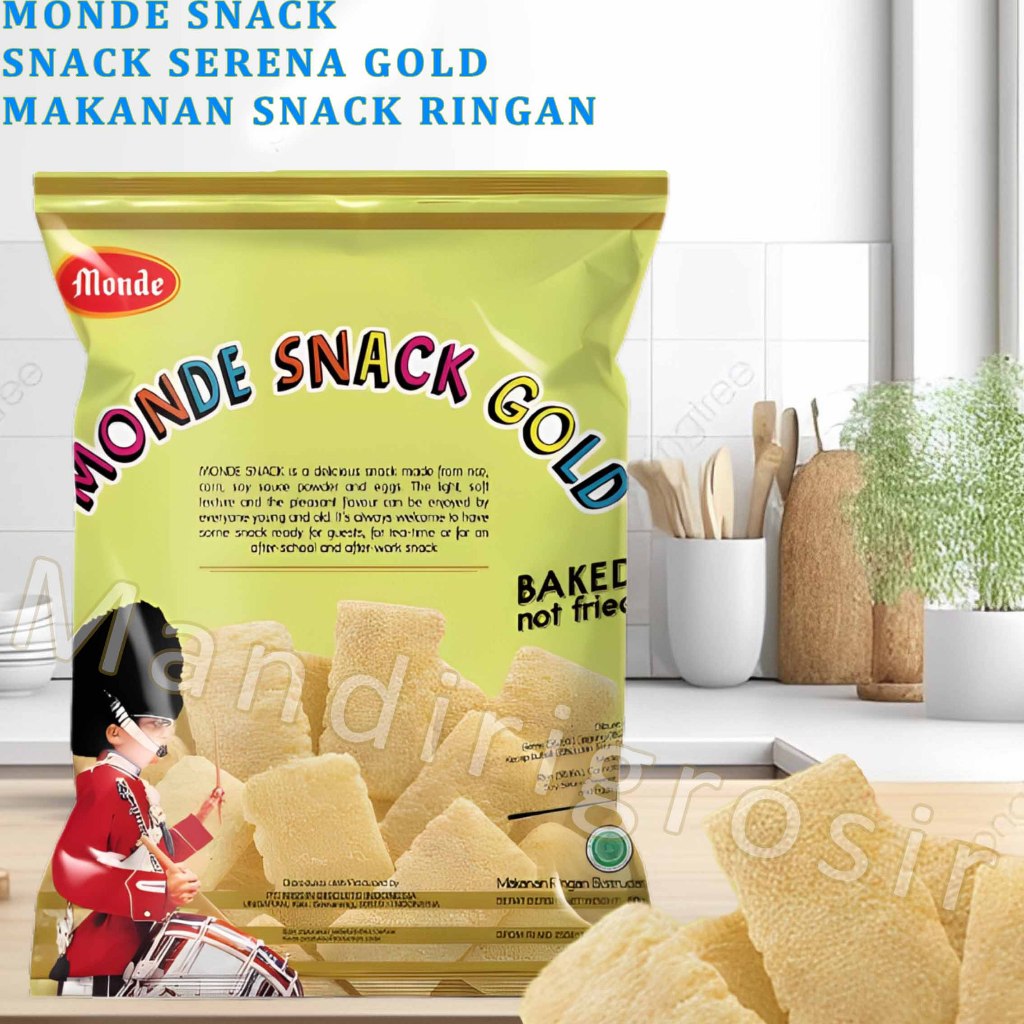 

Snack Seren Gold * Monde Snack * Makanan Ringan Ekstrudat * 60gr