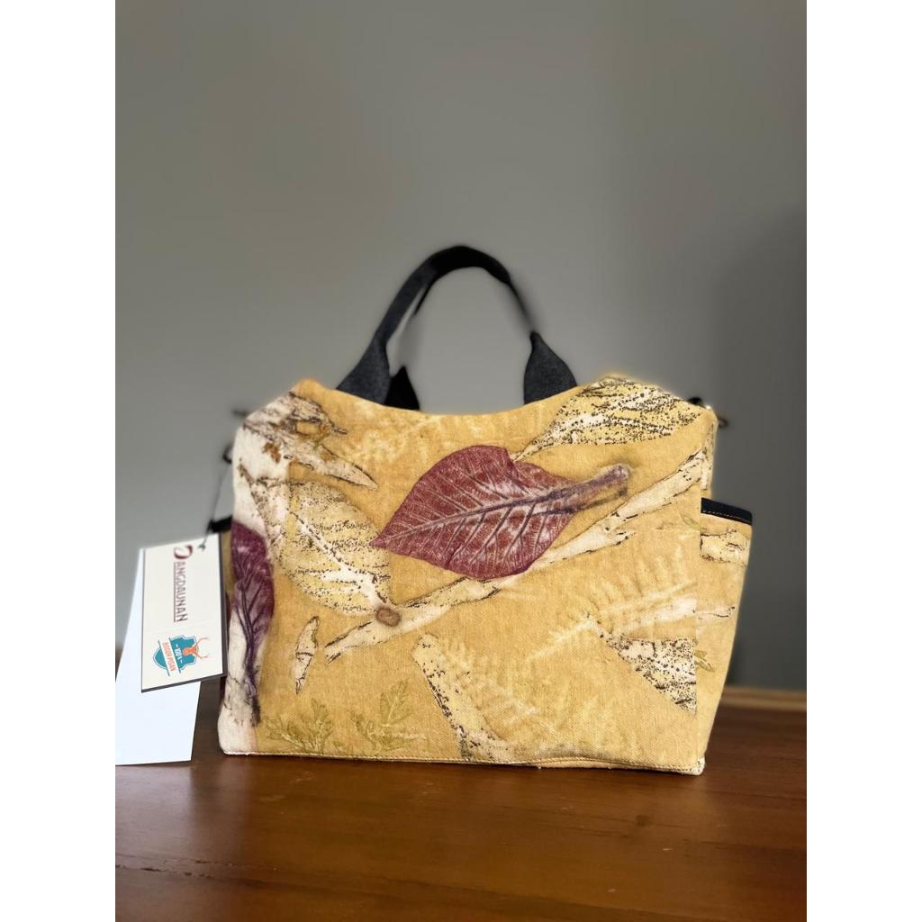 Tas salempang wanita Slingbag & Handbag Kanvas Ecoprint