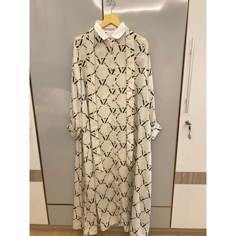 Preloved - VZ Monogram Maxi Dress Original