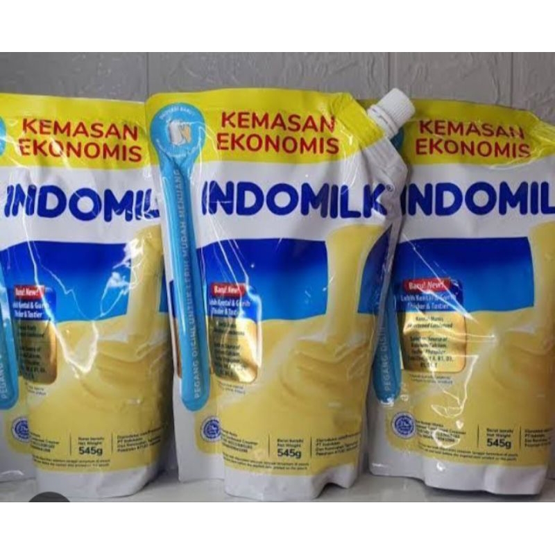 

Indomilk pouch putih kemasan 545gram