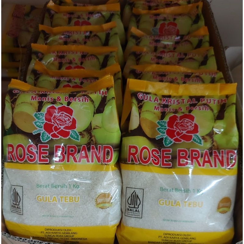 

gula pasir rose brand 1kg